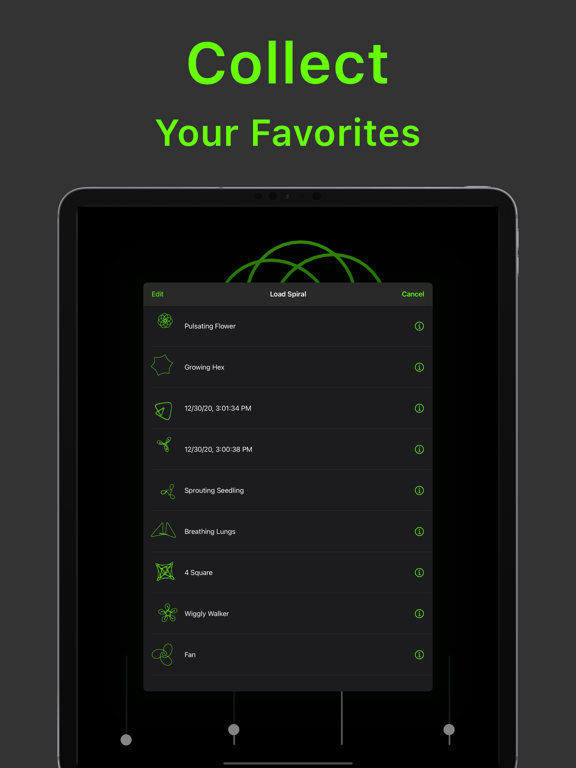 Spiralize iPad screenshot 2 - Graphics & Design app