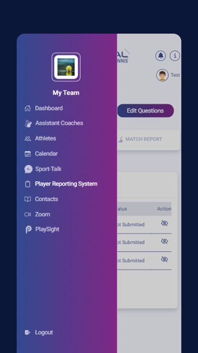 Sportal Tennis Screenshot