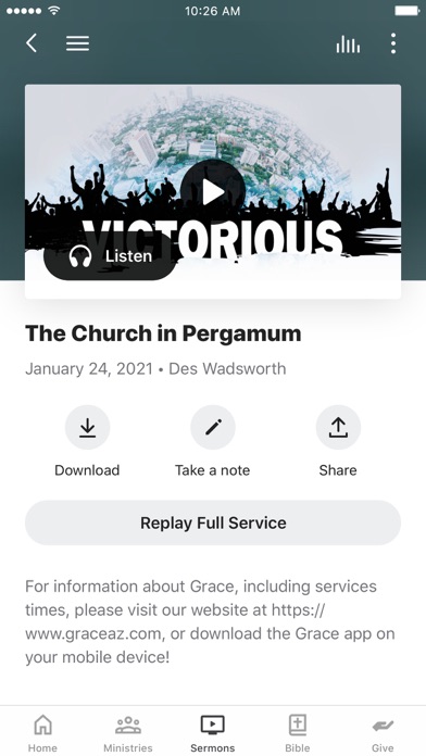 Grace Community Church - AZ Screenshot