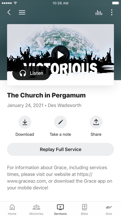 Grace Community Church - AZ