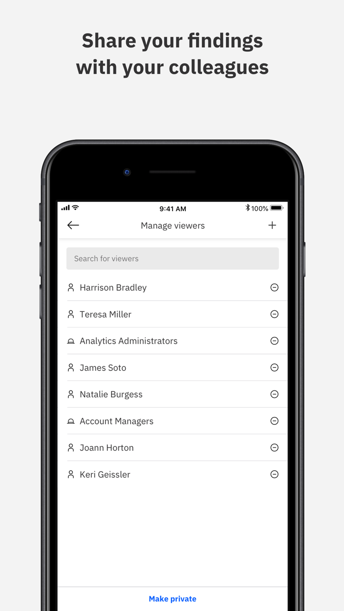 IBM Cognos Analytics Mobile