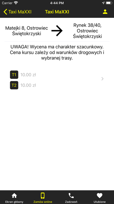 Taxi MaXXI Ostrowiec Screenshot