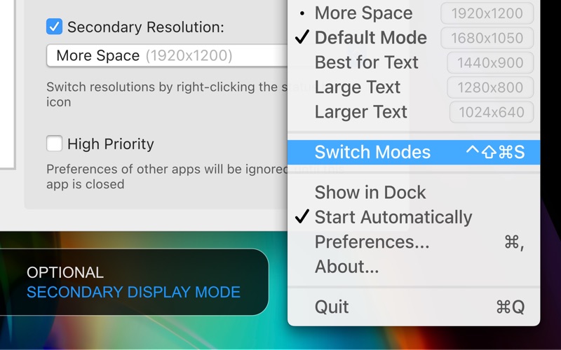 App screenshot