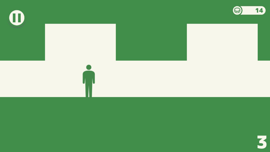 #1. ExitMan- The Dodging Game (iOS) 由: ishii yoshihiro