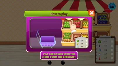 Diana & Roma Supermarket Game Screenshot
