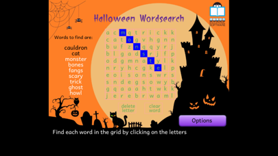 Halloween Wordsearch Lite Screenshot