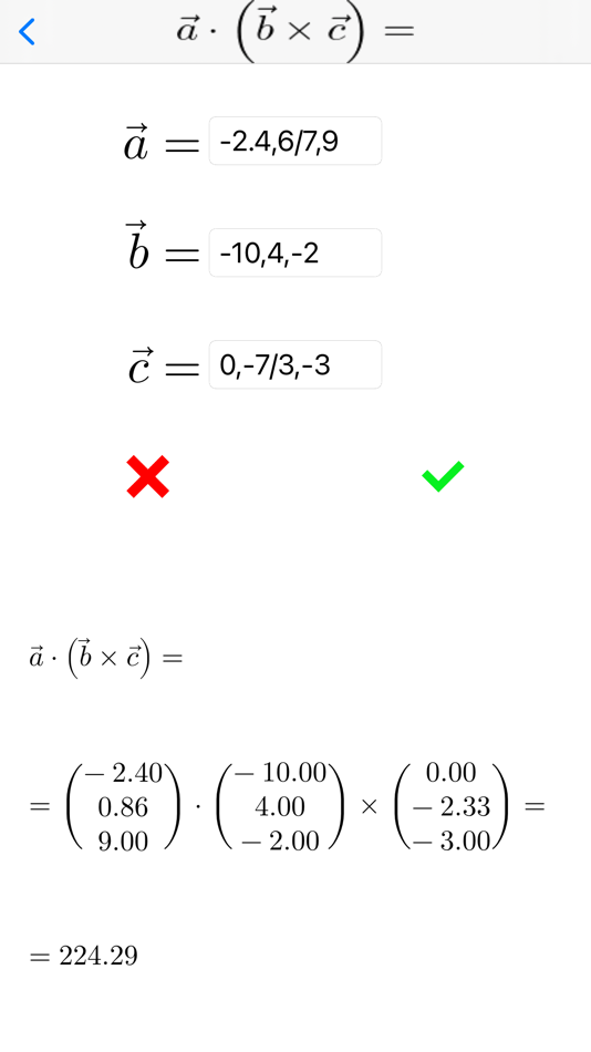 #8. Vector calculator Math Physics (iOS) By: Francesco Grassi