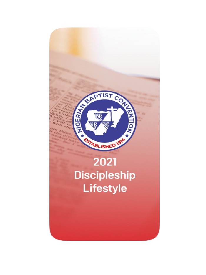 Discipleship Lifestyle 2021