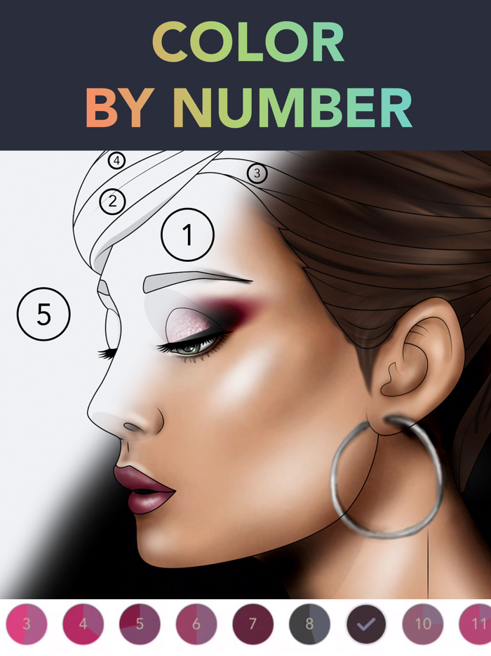 Color Therapy Coloring Number