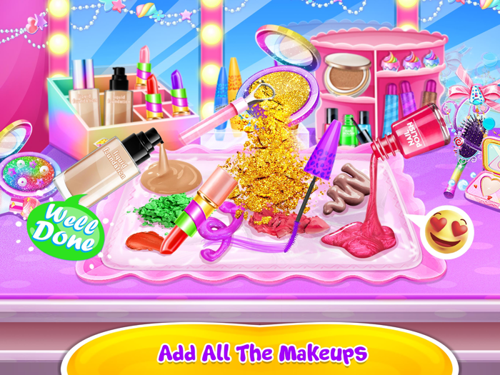 Makeup Slime - Glitter Fun