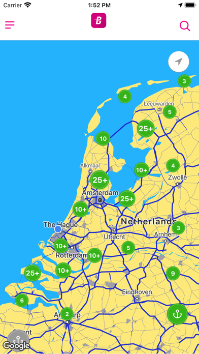 Blue Water App Screenshot