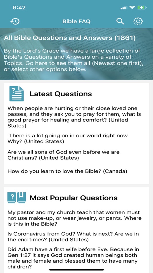 #7. Bible Questions & Answers -FAQ (iOS) 由: John Bivol