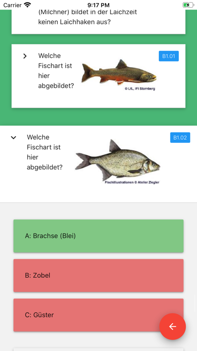 Fischerprüfung Bayern 2022 Screenshot