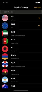 Currency Rate Calculator screenshot #1 for iPhone