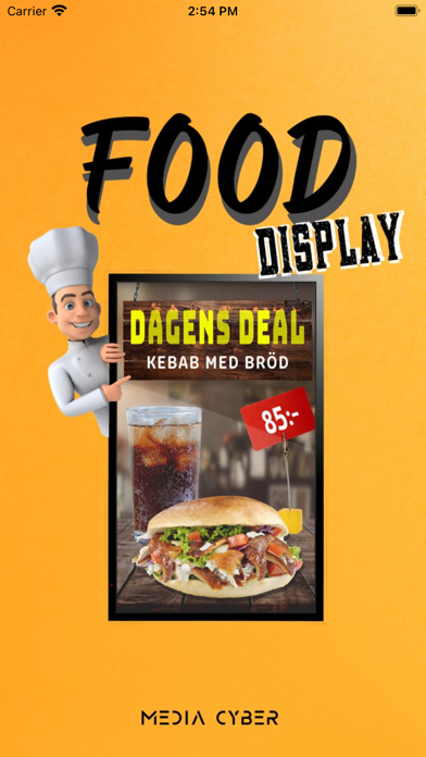 Food Display Screenshot