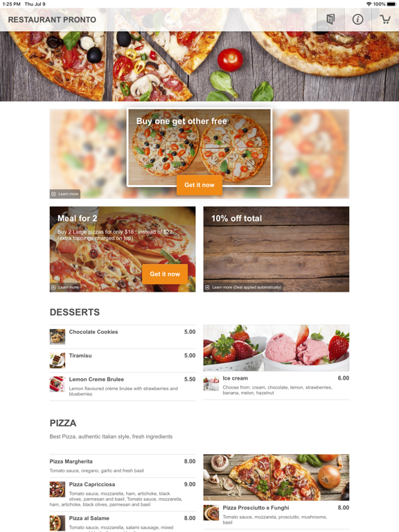 Screenshot #6 pour FoodBooking