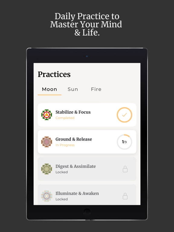 Screenshot #4 pour Moon Sun Fire: Yoga Meditation
