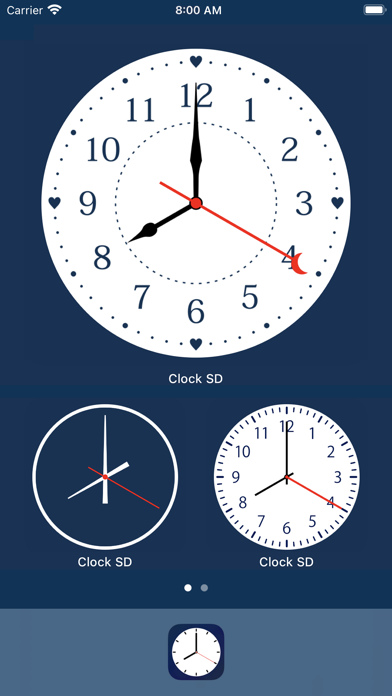 時計 ウィジェット 秒針アナログ時計 - Clock SDのおすすめ画像2