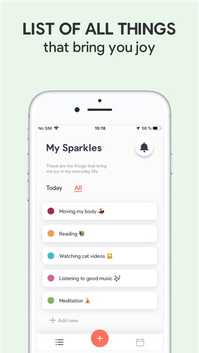 Screenshot #1 pour Sparkle: Self-Care Checklist
