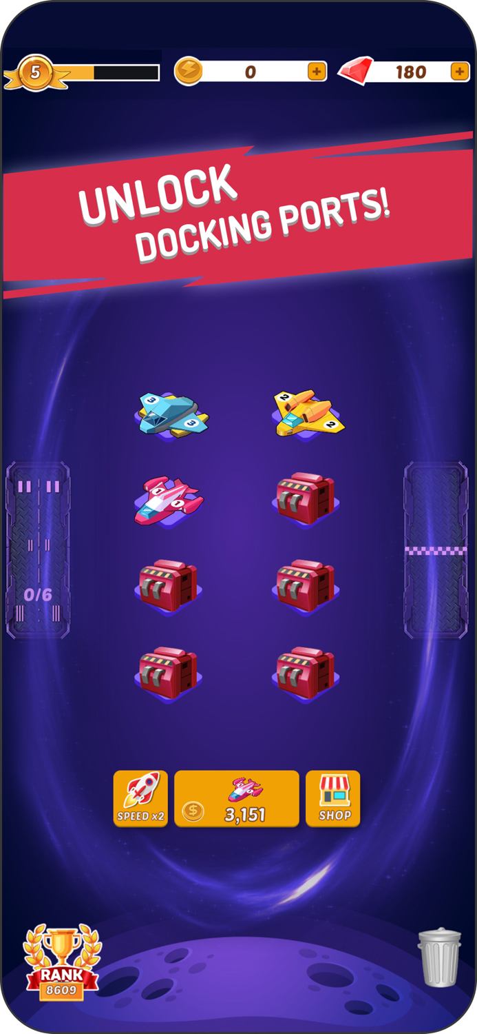 Merge Spaceships - Idle Game