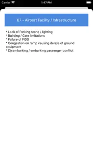 IATA Delay Codes iphone resimleri 3