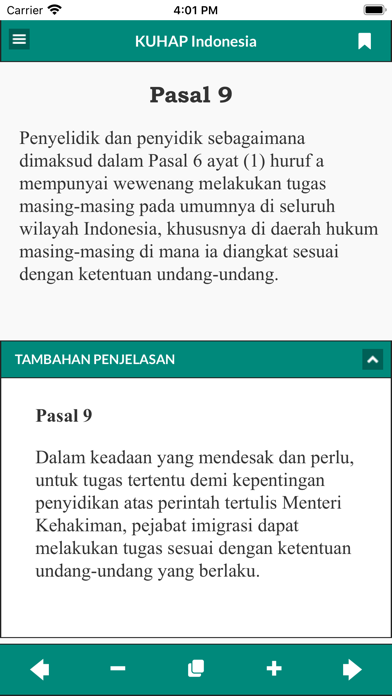 KUHAP Indonesia Screenshot
