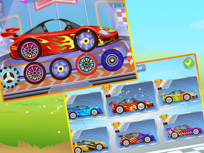 Dinosaur Kids Car Racing Game