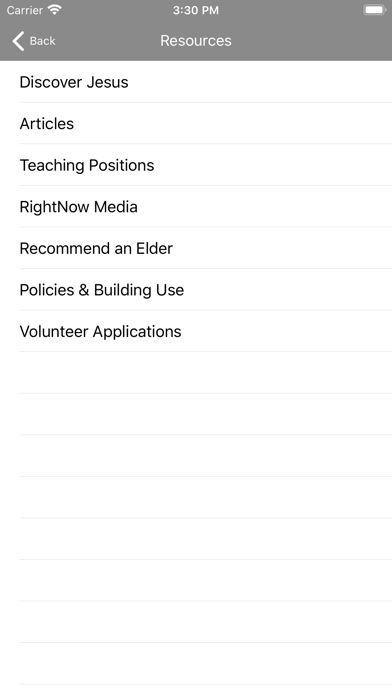 Village Bible Church Screenshot