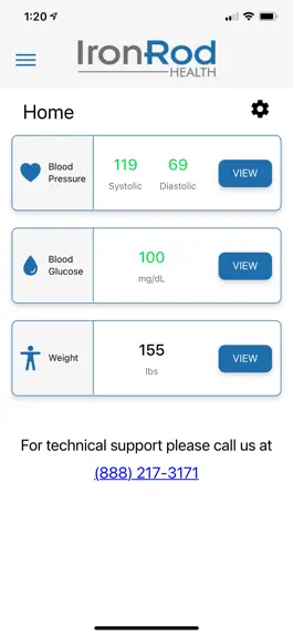 Game screenshot IronRod Health apk