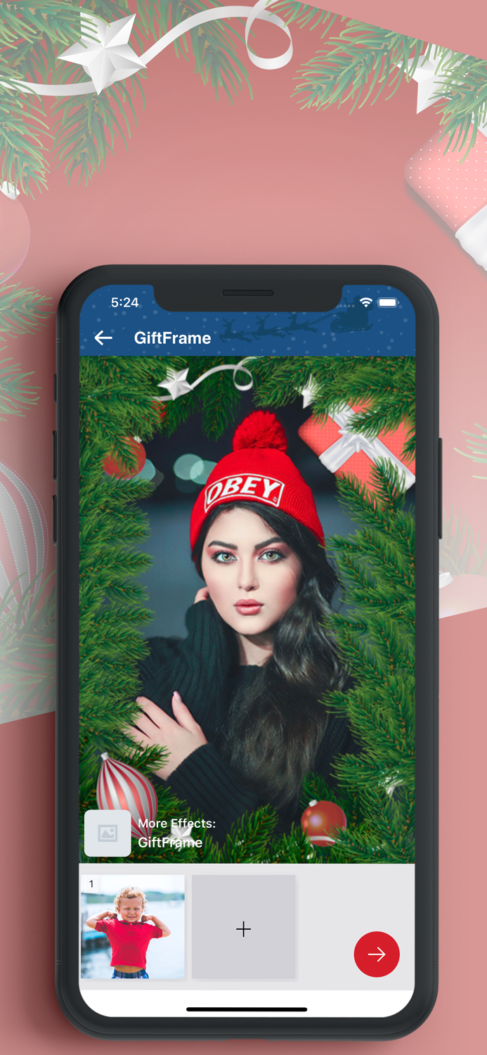 Christmas Photo Editor Frames