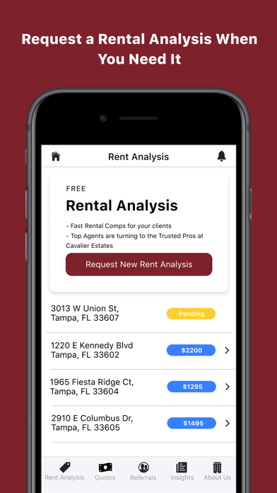 Cavalier Estates for Realtors Screenshot