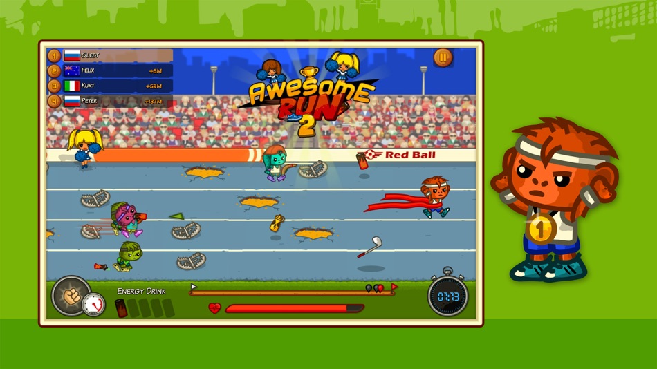 #4. Awesome Run 2: Runner Game (iOS) 由: Icestone Ltd