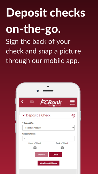 How to cancel & delete FCBank goMobile from iphone & ipad 4