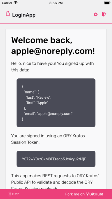 ORY Profile App Screenshot 2 - AppWisp.com ORY Profile App Screenshot 2 - AppWisp.com