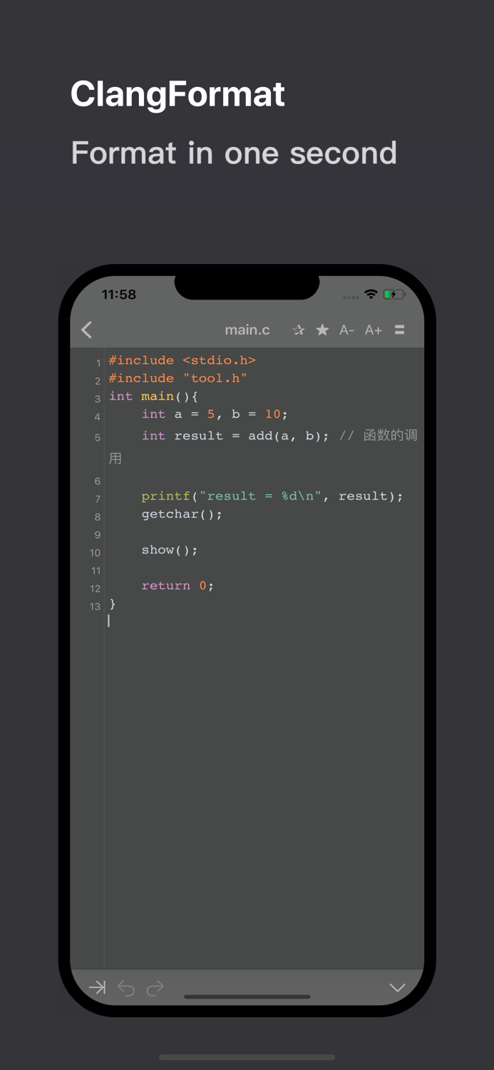C-C Offline compiler
