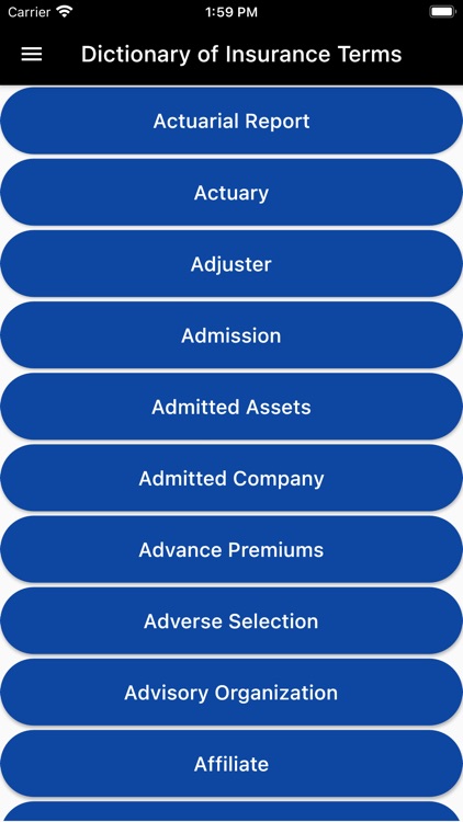 Dictionary of Insurance