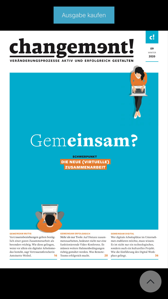 changement - das Magazin