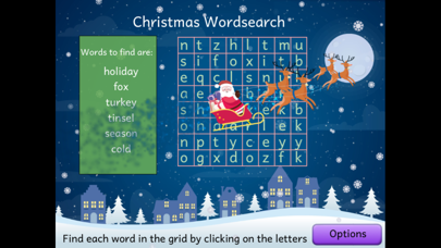 Christmas Wordsearch Lite Screenshot