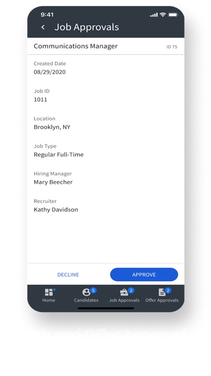 iCIMS Mobile Hiring Manager