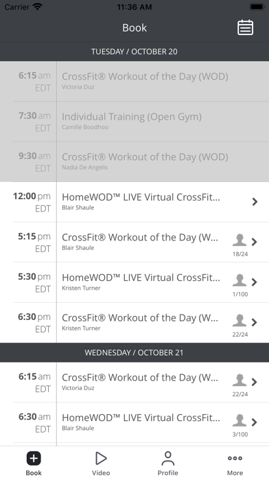 Element CrossFit Screenshot