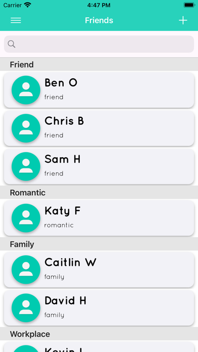 Ami - Friend Journal Screenshot