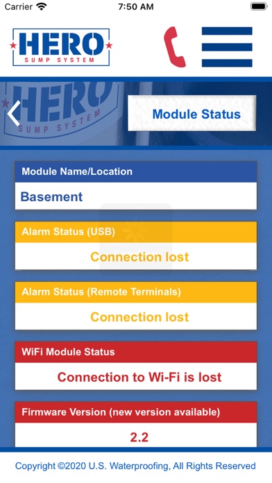 Hero CONNECT® Screenshot