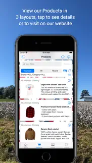 all american clothing iphone screenshot 4