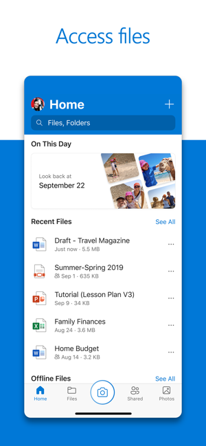 ‎Microsoft OneDrive Screenshot