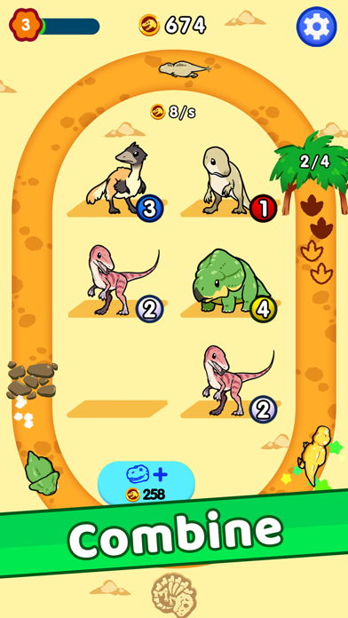 Merge Dinosaurs Screenshot
