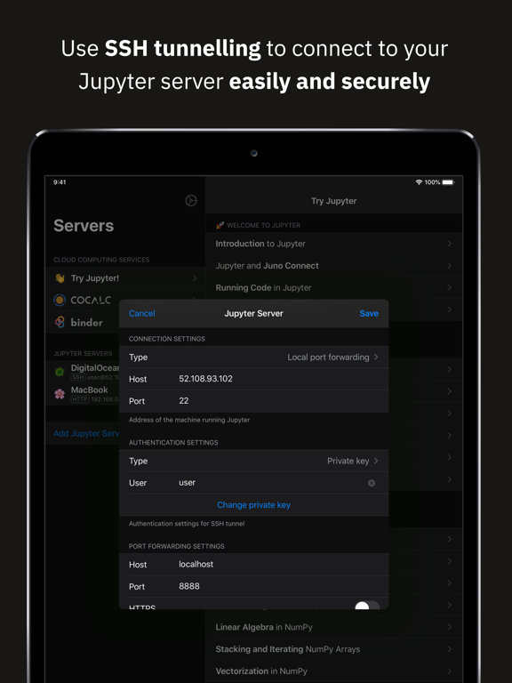 Screenshot #6 pour Juno Connect: Jupyter Client
