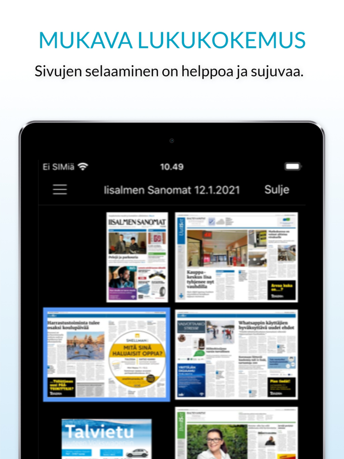 Iisalmen Sanomat päivän lehti