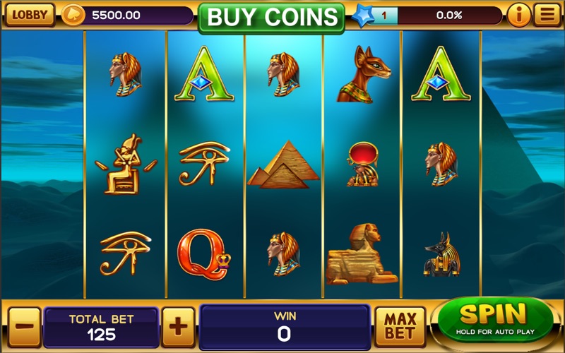 lady pharaoh slots iphone screenshot 3