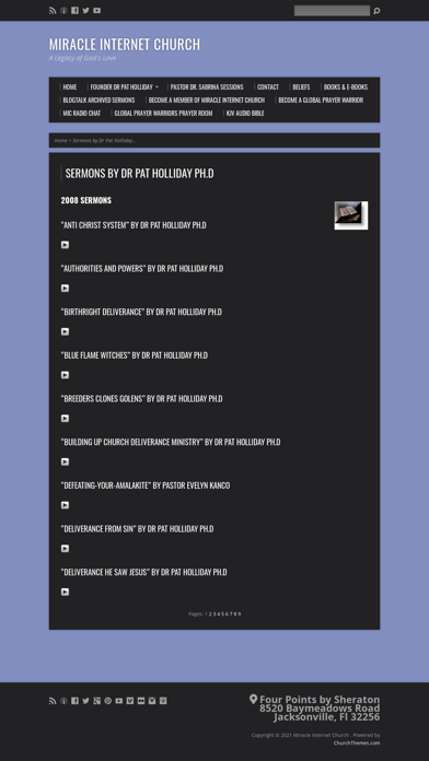Miracle Internet Church Screenshot