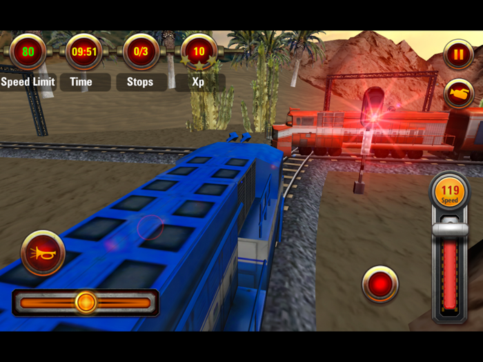 Train racing 3D 2 player